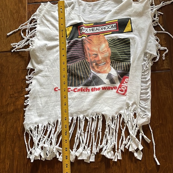 Vintage upcycled max headroom coke t-shirt - Picture 9 of 11